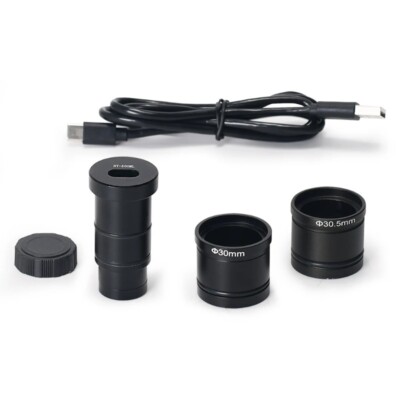 5MP Type-C USB2.0 Microscope Camera Built-in 0.5X  Adapter HD Digital Eyepiece