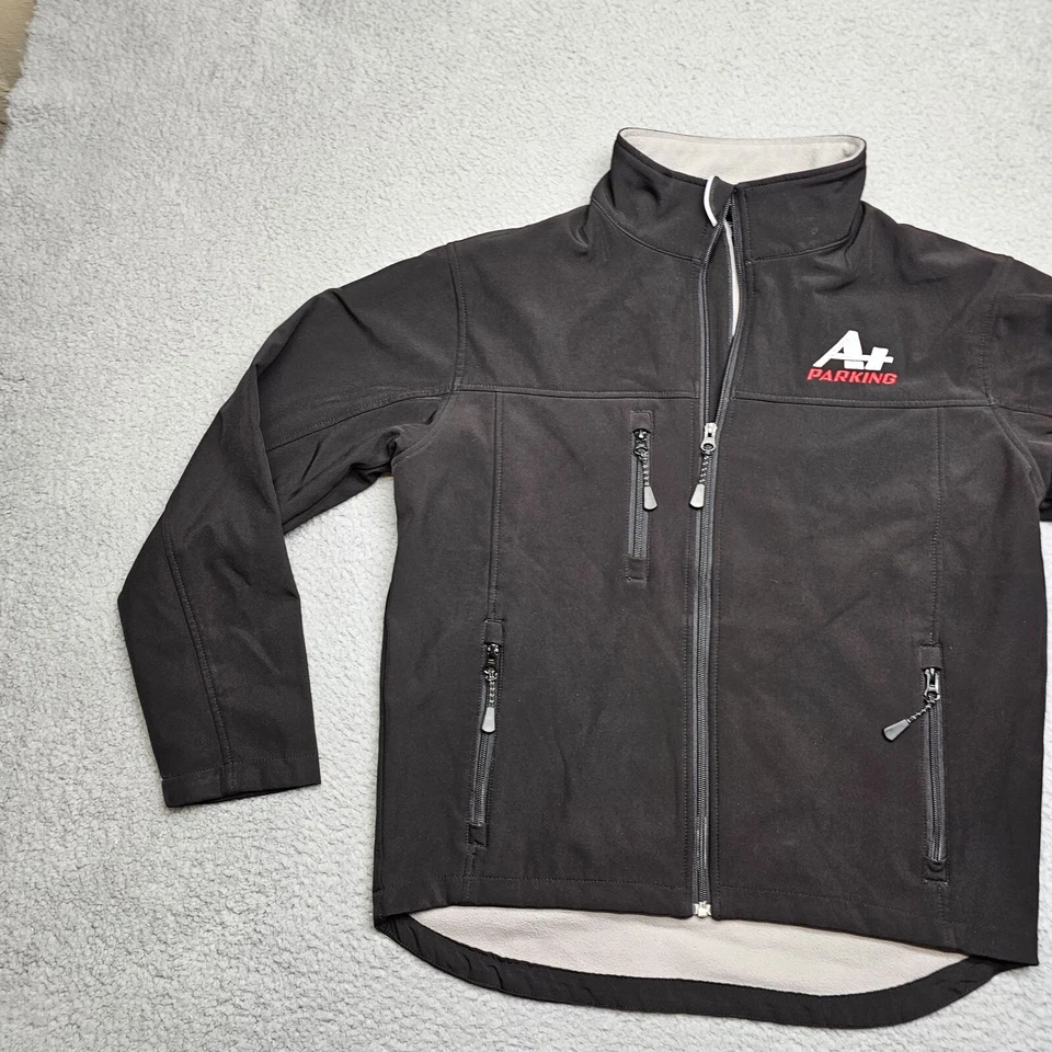 Devon Jones Jacket Men's Medium Black A+ Valet Parking Full Zip Long Sleeve - Image 3 of 4