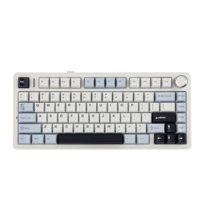  x Aula F75 Gasket Mechanical Keyboard, 75% LEOBOG Reaper Switch Light Blue