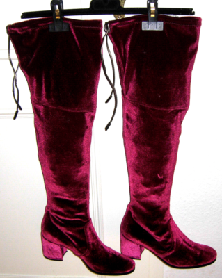 Overknees Stiefel 40 bordeaux Italy Stretch