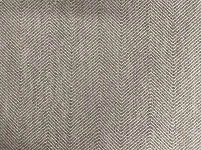 FRANK K THOMAS INTERIORS Oxford Herringbone Stripe Linen Fabric Natural 280cm Wide Curtain Blind