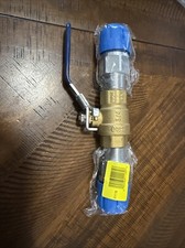 RapidAir FastPipe 3/4" Ball Valve Shut Off Kit Two 3/4" Threaded Adapters F1111