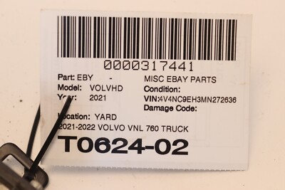その他 backnumberLIVEDVD2024 2021-2022 VOLVO VNL 760 TRUCK REAR SLEEPER BUNK BACK WALL