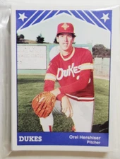1983 TCMA Albuquerque Dukes Minor League Team Set W/ Orel Hershiser Rookie Card