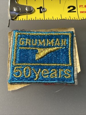 Grumman 50 Years Patch Aircraft Engineering Corporation Aerospace