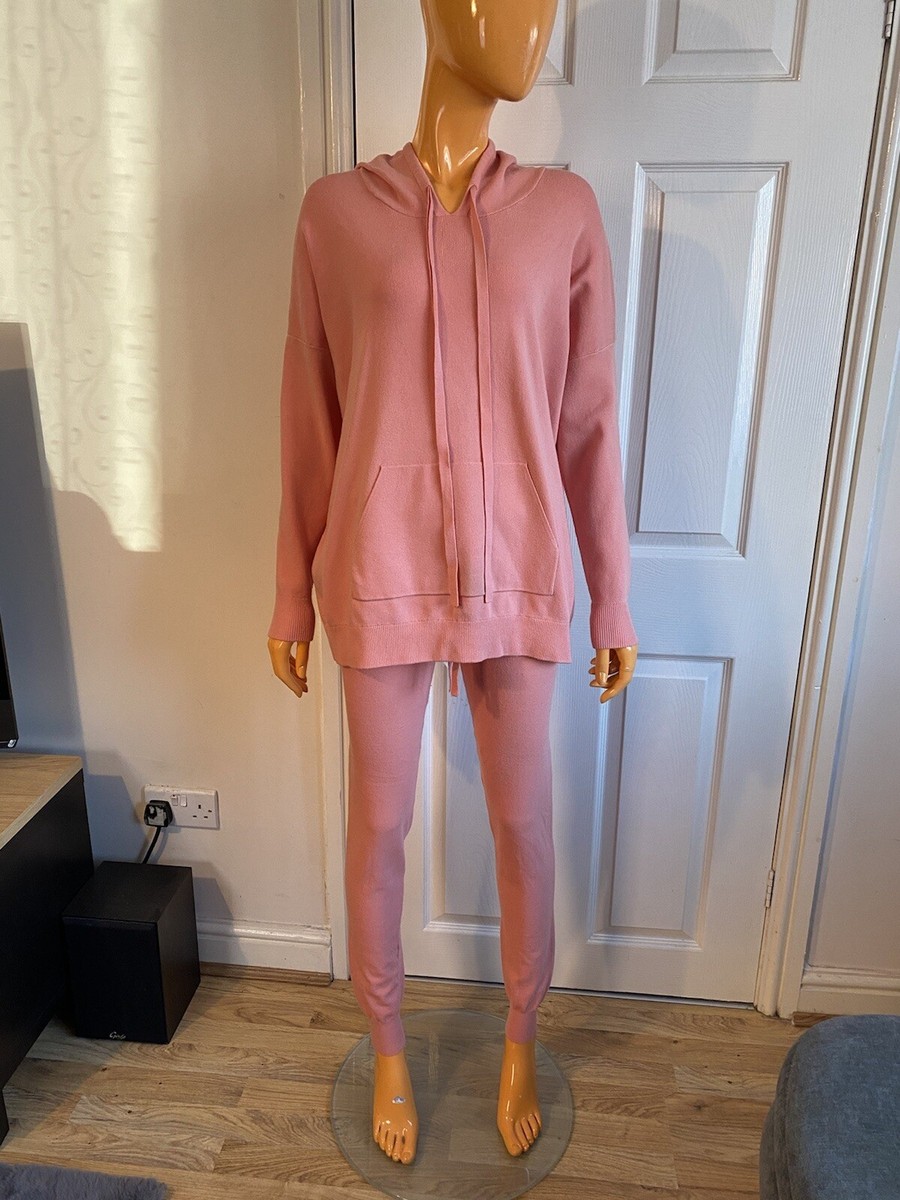 Live The Process Peach Hoodie Size Small & Joggers Size Extra Small Set