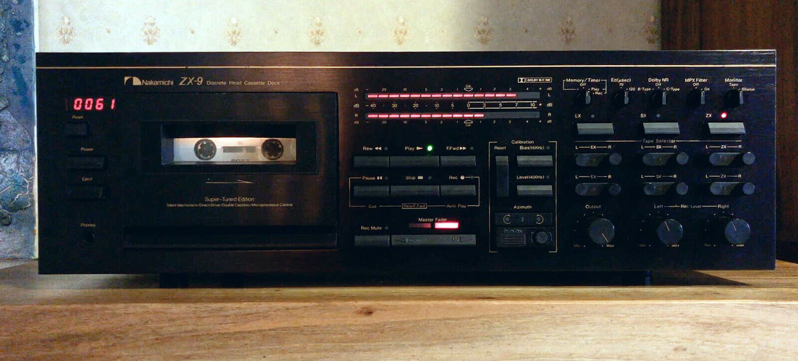 Nakamichi ZX-9 AUDIOPHILE Cassette Deck EXCELLENT CONDITION Full Serviced  LIKE A