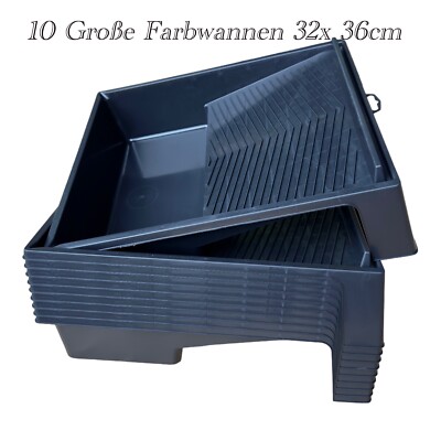 Go Paint 10x Profi Farbwanne Groß, 32x 36cm. Antifouling, Harz, Epoxid, Boot