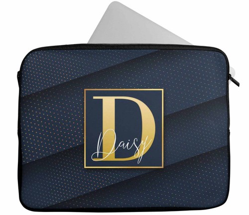 Personalised Laptop Case Any Name Abstract Design Sleeve Tablet Bag 79 - Picture 17 of 22