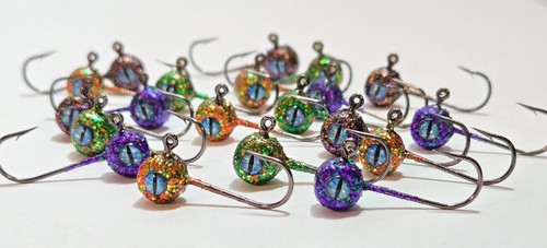 Confezione Da 10 Esche Jig Per Crappie 1/16 Oz - Dipinte, Senza - Foto 4