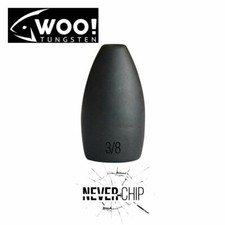 WOO Tungsten NEVER CHIP Quick ID Tungsten Flipping Weights - Choose Size