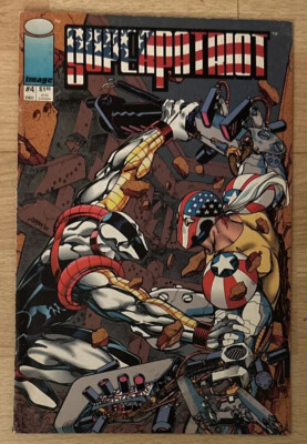SuperPatriot 4 Dave Johnson Cover & Art Diehard v SuperPatriot Covenant Of Sword