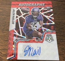 Jalen Nailor 2022 Mosaic Red Rookie Auto SP Minnesota Vikings