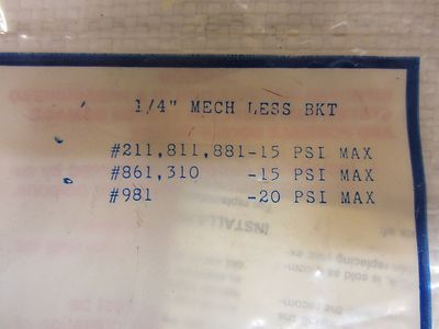 ARMSTRONG 1/4  MECH LESS BKT 