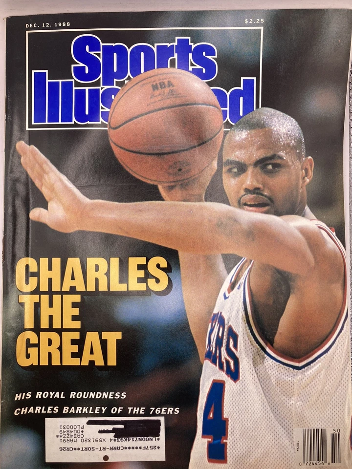 Charles Barkley Sports Illustrated Magazine 12/12/1988 Charles The Great! - Image 1 of 1