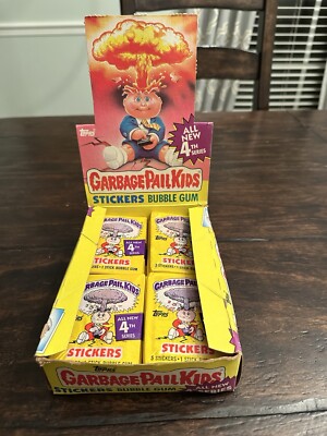 1986 Topps Garbage Pail Kids Original 4th Series 4 OS4 Card Wax