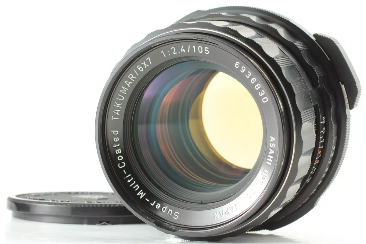 [NEAR MINT] PENTAX SMC TAKUMAR 6x7 105mm f2.4 Lens for 6x7 67 II From JAPAN