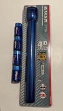 Maglite 4D Cell Xenon Flashlight Blue with Batteries
