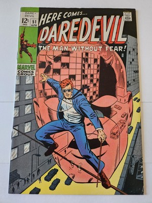 Daredevil #51 (Marvel Comics 1969)*Fn* Please Look At Pics For Condition 