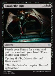 Razaketh's Rite - Hour of Devastation #74 Uncommon