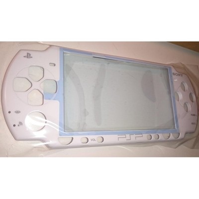 Brand New OEM Ceramic White Faceplate for PSP 2000 - Includes Protective Film!