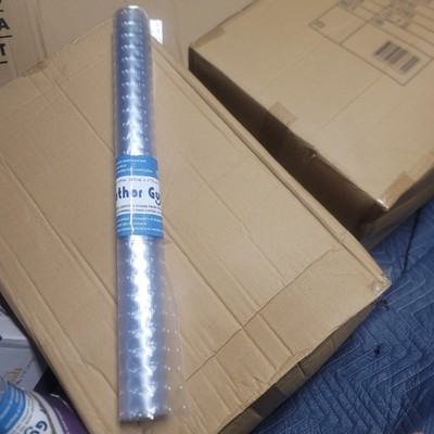 Clear Plastic Runner Rug Carpet Protector Mat Ribbed Multi - Grip (26in x 69in)