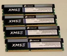 Corsair XMS3 DDR3 16GB Kit (four 4GB modules) - CMX16GX3M4A1333C9 - Used