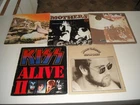 lot of 5 empty record covers no vinyl only covers zeppelin kiss zappa