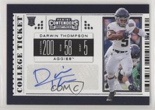 2019 Panini Contenders Draft Picks College Ticket Darwin Thompson #145 Auto pn1