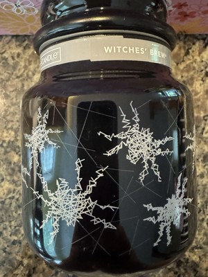 RARE WITCHES  BREW Yankee Candle W/SPIDERS! Only 1 On Ebay!  PATCHOULI!