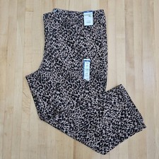 Terra  Sky Womens Straight Leg Leopard Denim Jeans Plus Size Petite 24W