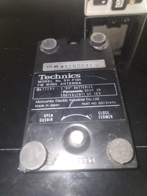 Vintage Technics BRAND FM Wing Antenna Sh-f101 Retro for sale