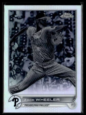 2022 Topps Chrome Negative Refractor Zack Wheeler Philadelphia Phillies #207