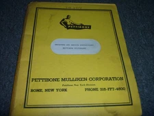 Pettibone Multikrane Crane Owner Operator Service Repair Instructions Manual xz