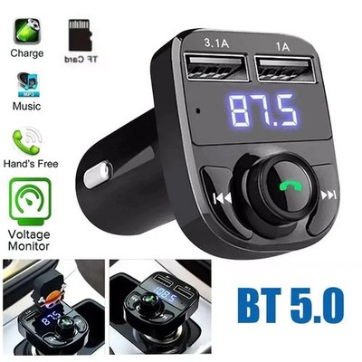 Bluetooth-FM-Sender für das Auto, Radio, MP3, kabelloser Adapter, Car-Kit