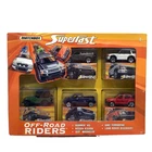 Vtg. Matchbox 2005 Superfast Off-Road Rider 6 pk. Die-Cast Set In Box J7060 New