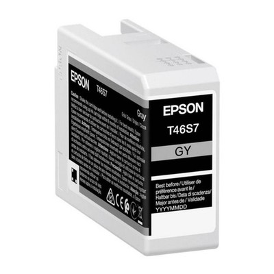 Original Epson T46S7 Tintenpatrone Grau (C13T46S700)