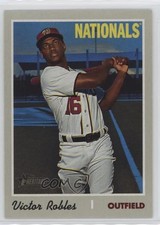 2019 Topps Heritage High Number SP Flip Stock Victor Robles #701 sh7