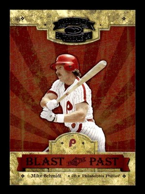 2004 Donruss Throwback Threads #BP-19 Mike Schmidt Blast From the Past #/1500