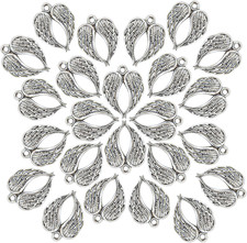 , Angel Wings Charms Gold Wings Charm Metal Wings Pendant for Bracelet Necklace
