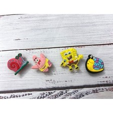 SpongeBob SquarePants Patrick Gary Snail Croc Jibbitz Shoe Charms 4-Piece Set