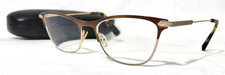 Jones New York J151 eyeglass frames 49-17-135 Brown  Gold metal eyewear