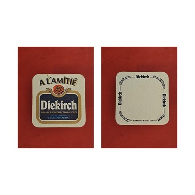 Diekirch Luxembourg A L'Amitie Brewery Beer Mat Beermat