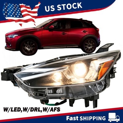 Left Headlight Full LED W/AFS For 2019-2021 Mazda CX-3 DH5C-51040 New