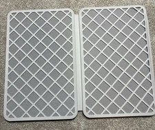 Foldable quick drying mat for kitchen countertop Silicone Coated. Anti Slip