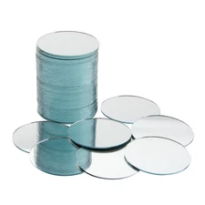 60 Pack Small Round Mirrors for Crafts, 2-Inch Glass Tile Circles for Wall Decor