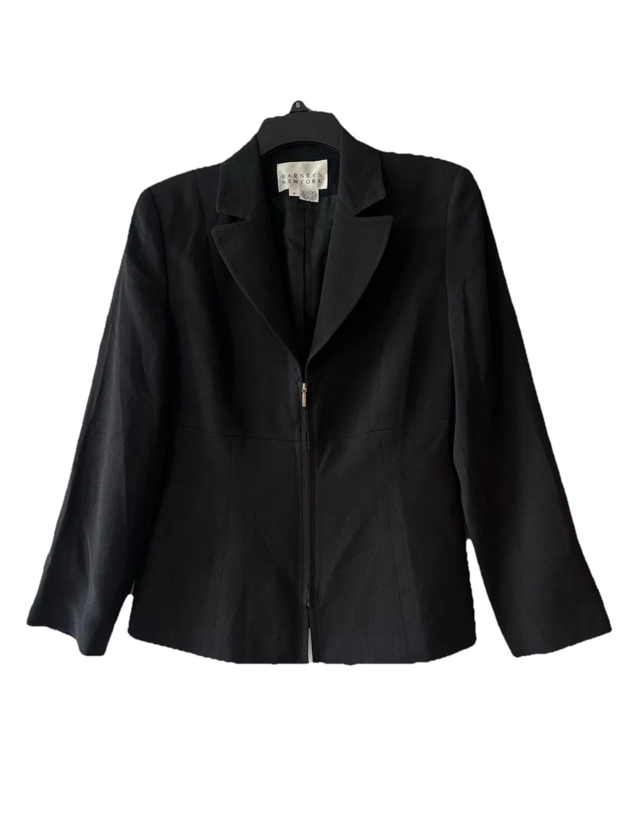 Blazer Barneys New York Classique En Velours Navy - Taille 8, Occasion Très Bon état, Style élégant
