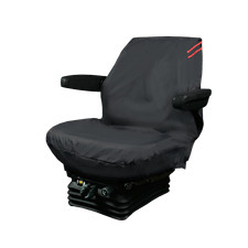 Heavy Duty Waterproof Tractor Seat Cover Red Detailing For Massey Ferguson 5400