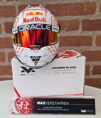 Max Verstappen.  Helmet 1:2. Japanse GP 2023 +Updates.