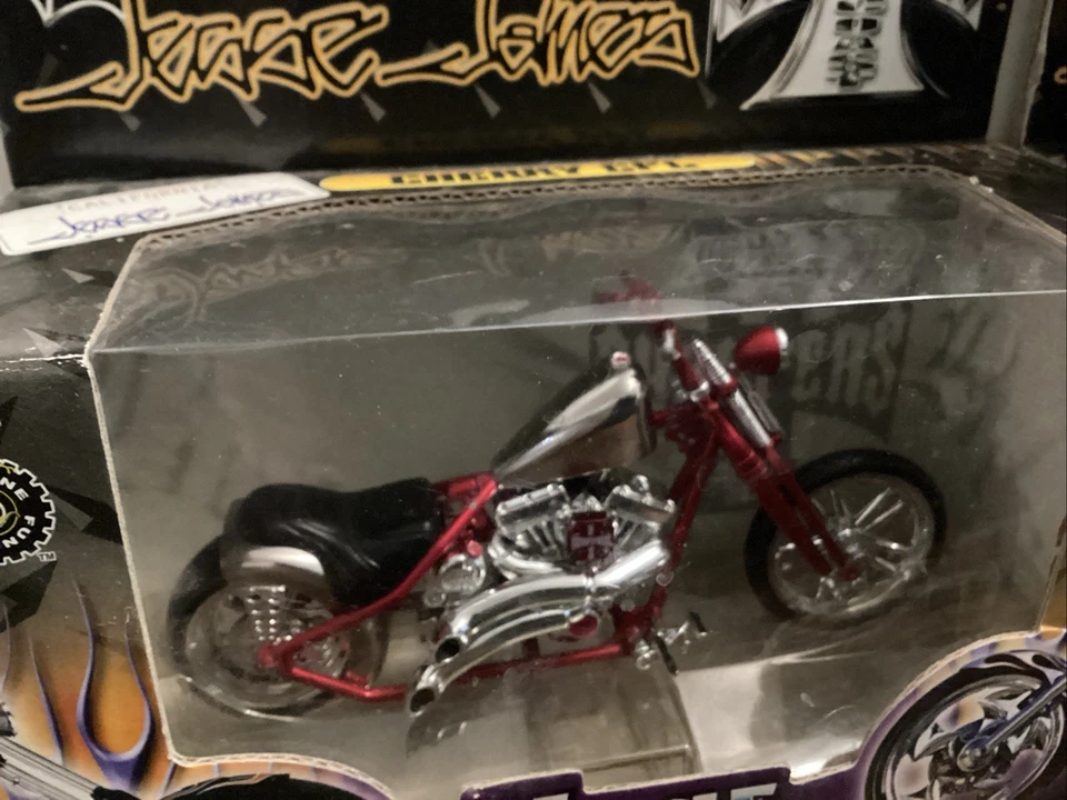 Muscle Machines Jesse James West Coast Choppers 1:18 Die Cast Motorcycles Lot 4 - Image 4 of 4